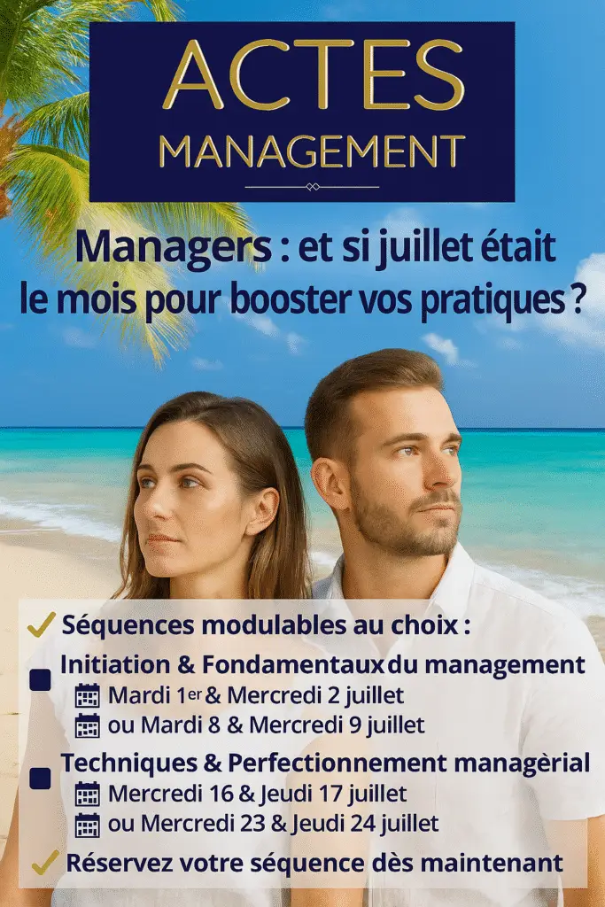 programmation estivale Formations Managers