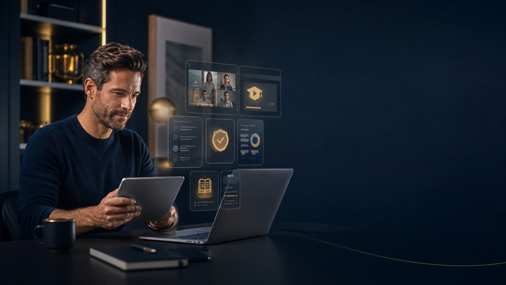Espace apprenant digital ACTES MANAGEMENT avec ressources e-learning et suivi de formation